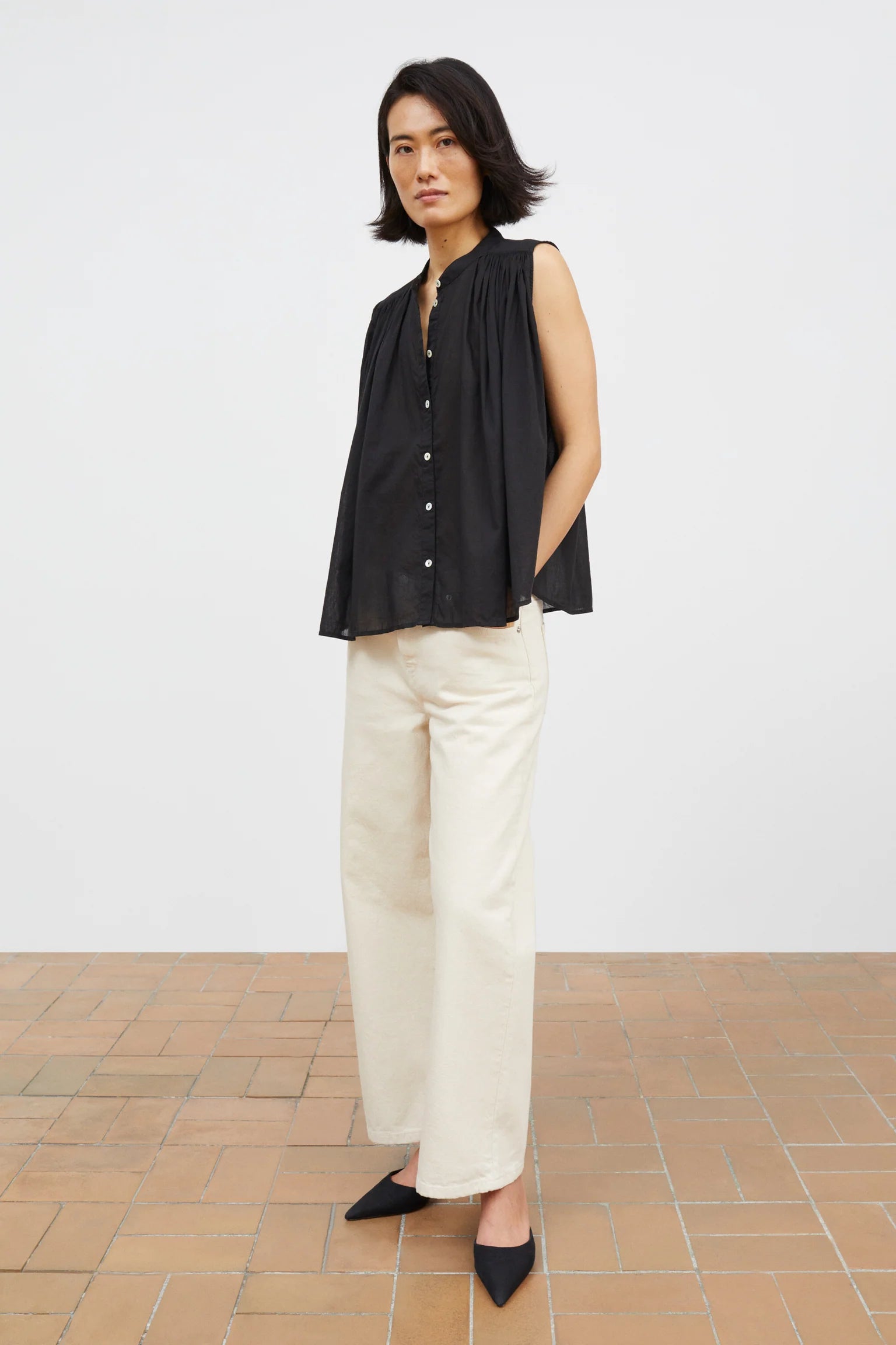 Skall Studio Louise Top | Black