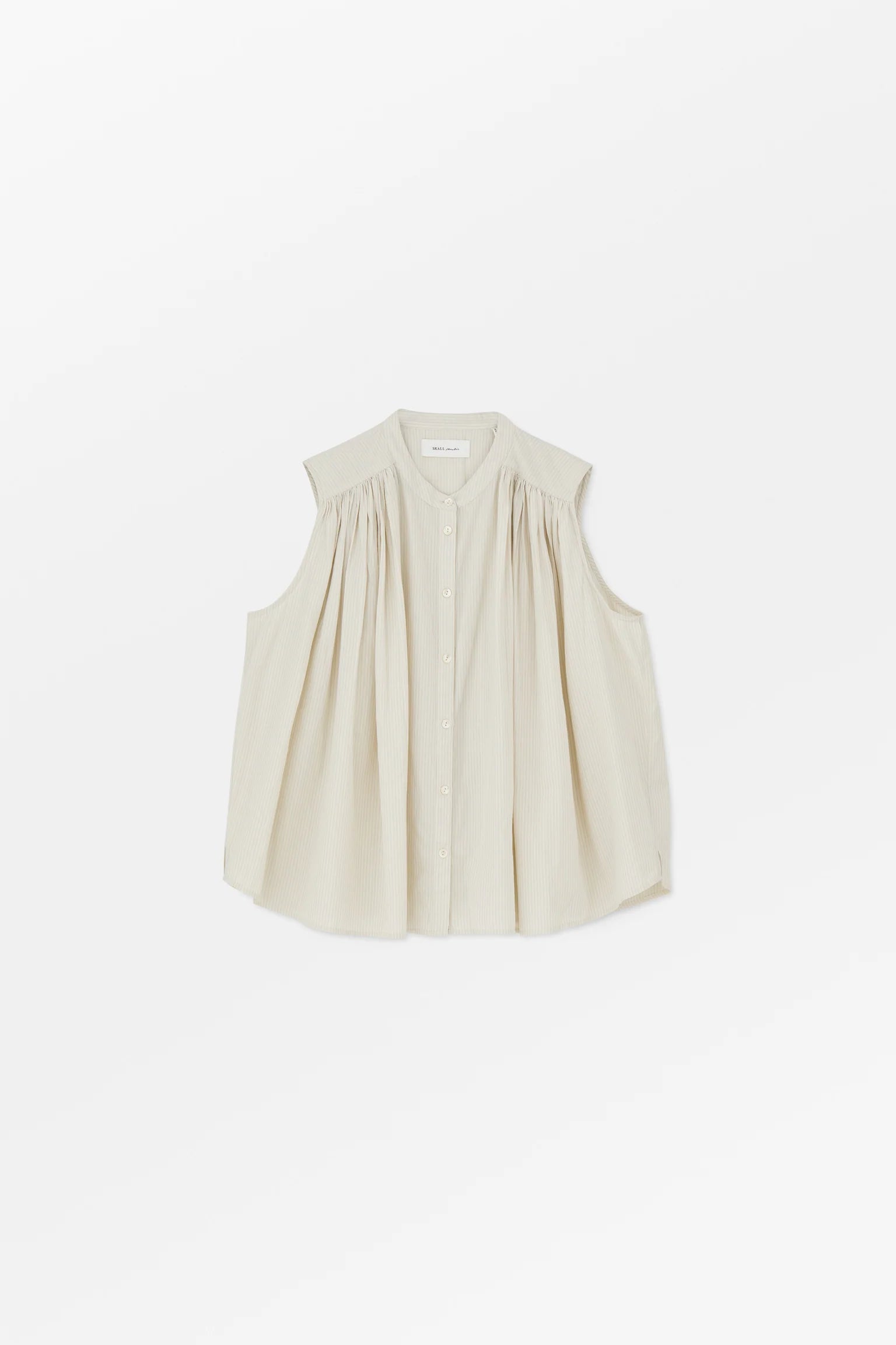 Skall Studio Louise Top | Light Blue/White Stripe