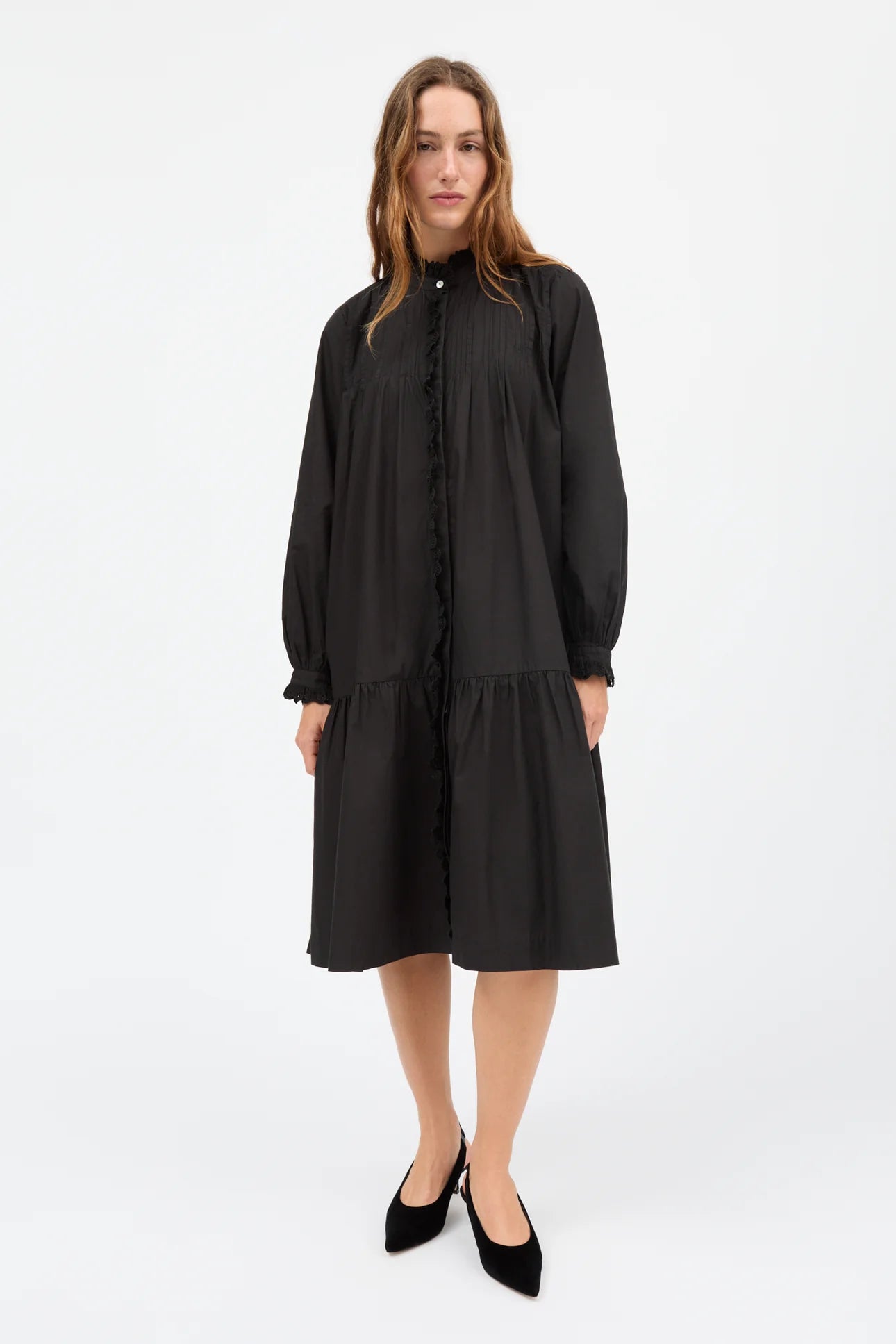 Skall Studio Lulu Shirtdress | Black