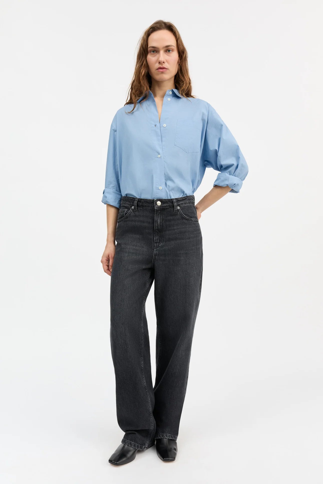 Skall Studio Maddy straight | Vintage washed black