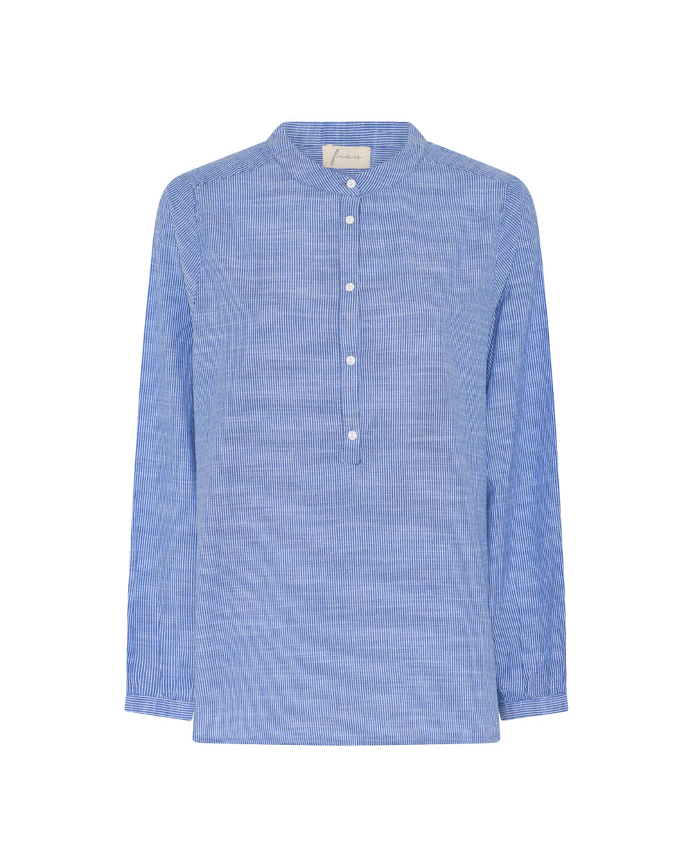 Frau Madrid Skjorte | Medium Blue Stripe