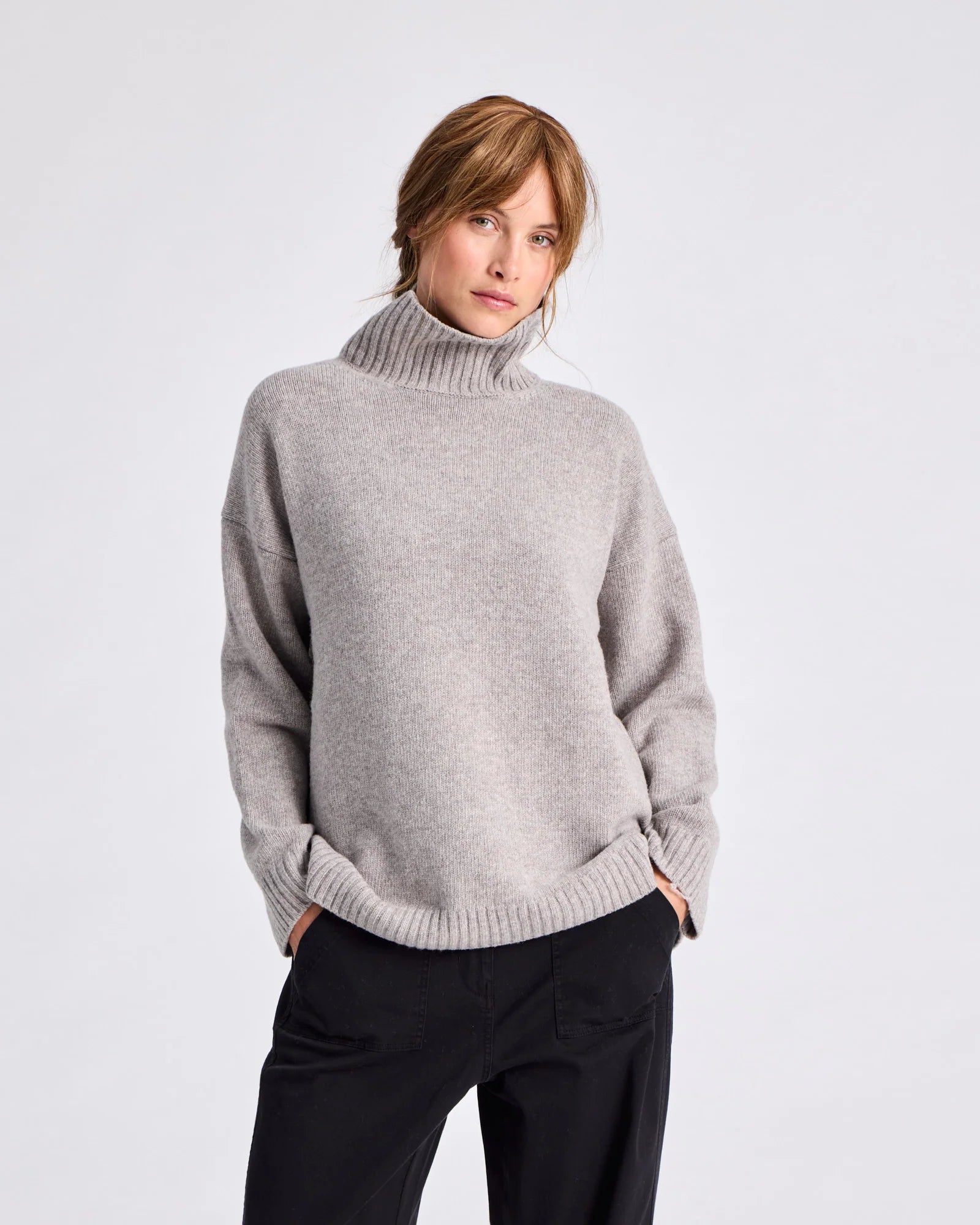 GAI+LISVA Mandie Jumper | Stone Grey