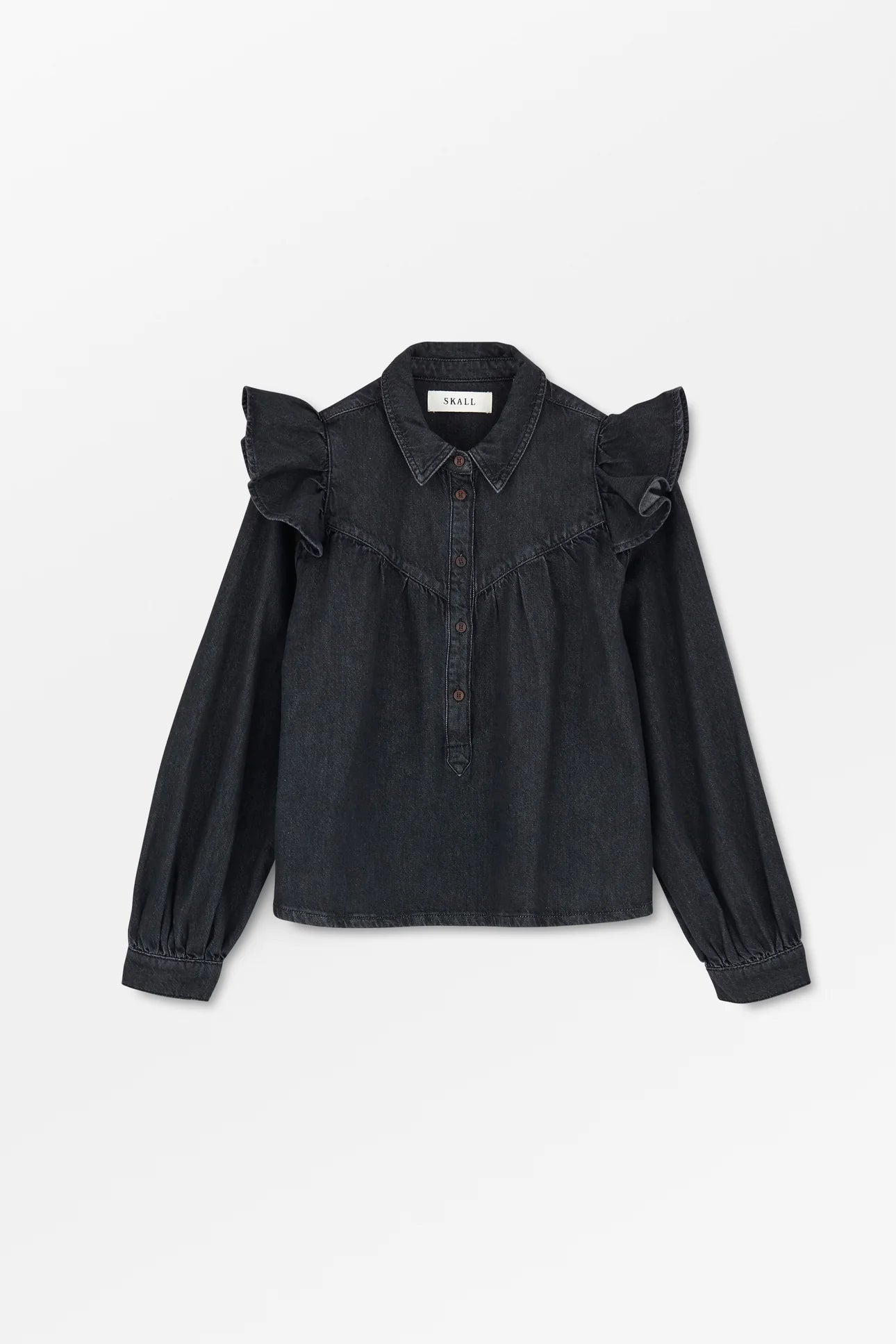 Skall Studio Mille Blouse | Vintage washed black