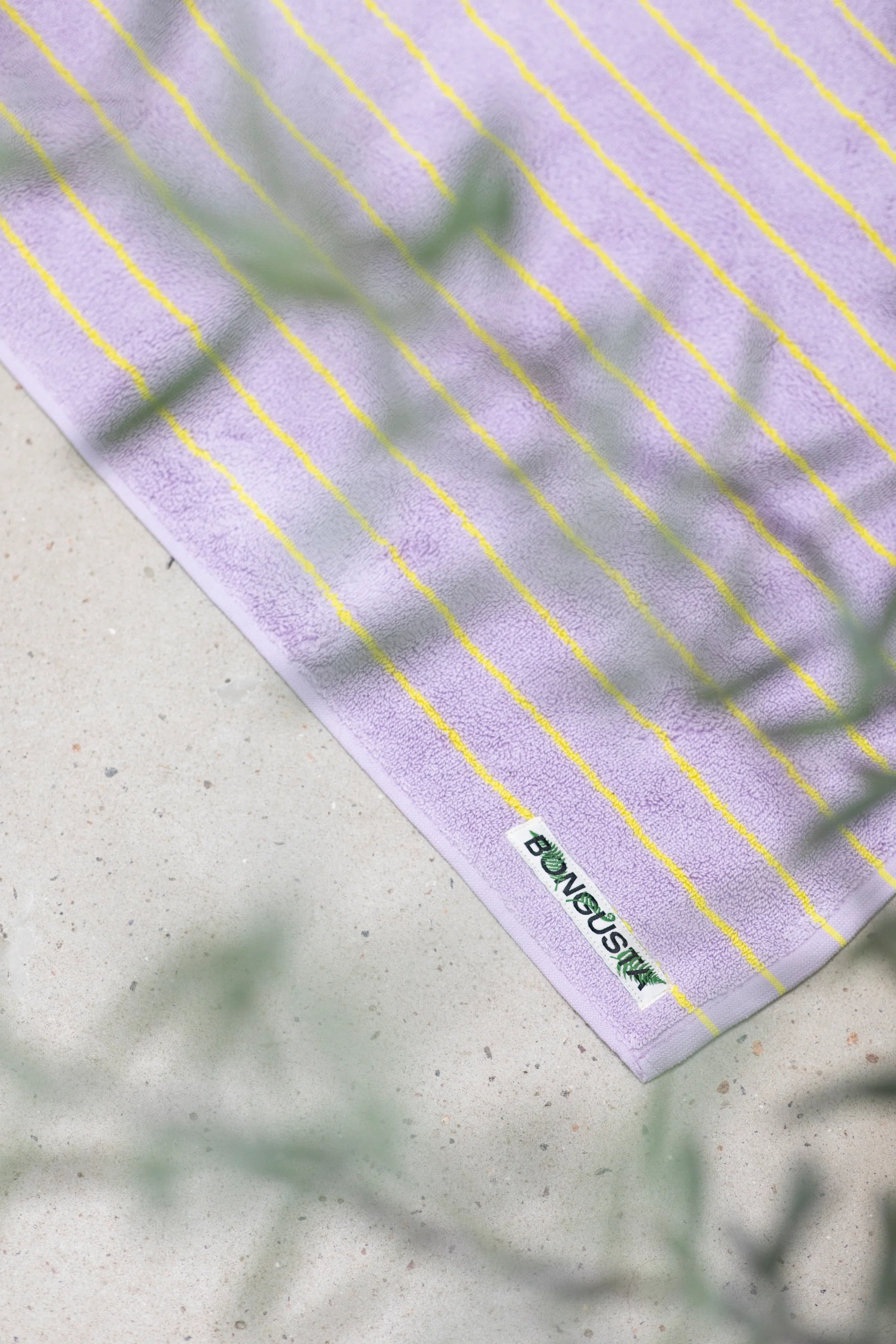 Bongusta Naram Bademåtte | Lilac & Neon Yellow