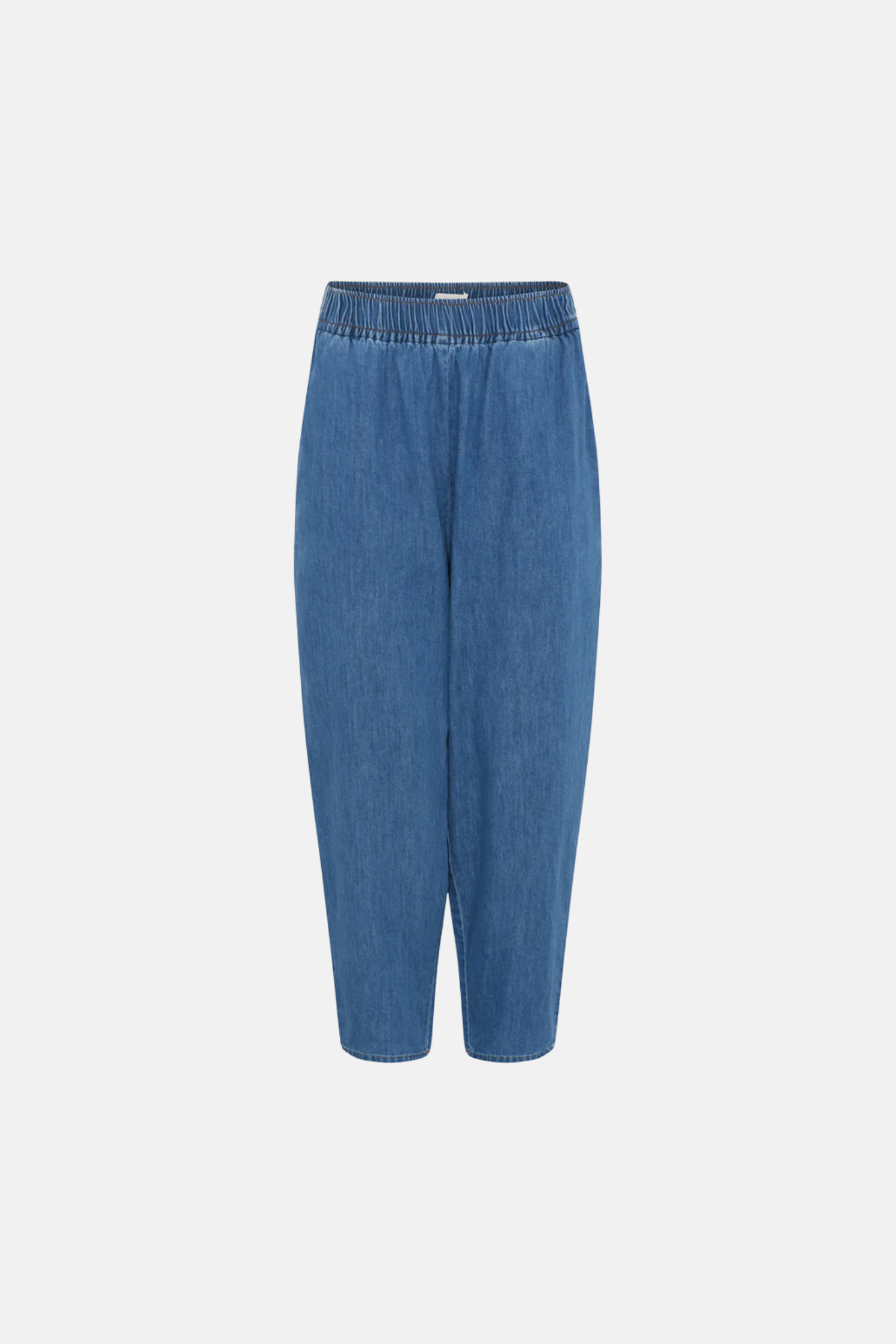 Frau Oslo Ankelbukser | Medium Blue Denim