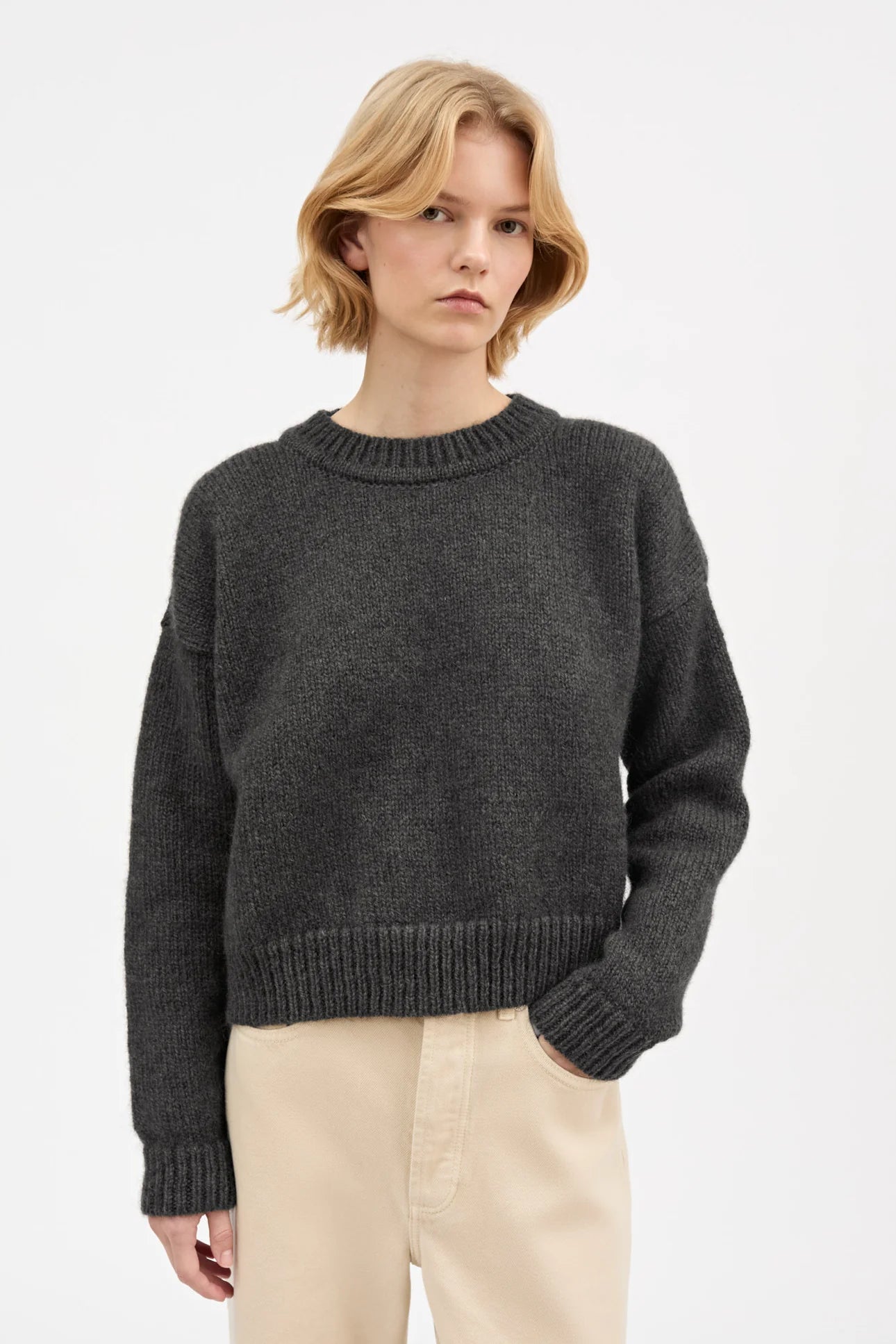 Skall Studio Penny Jumper | Dark Grey