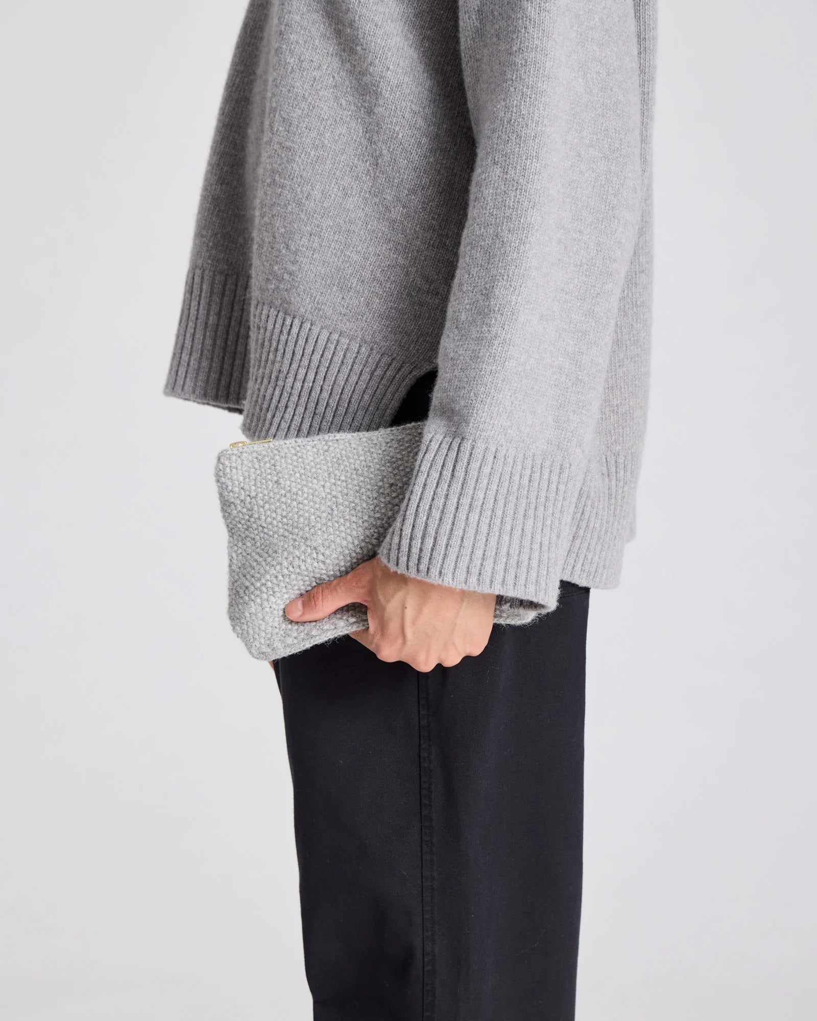 GAI+LISVA Stine Clutch | Grey Melange
