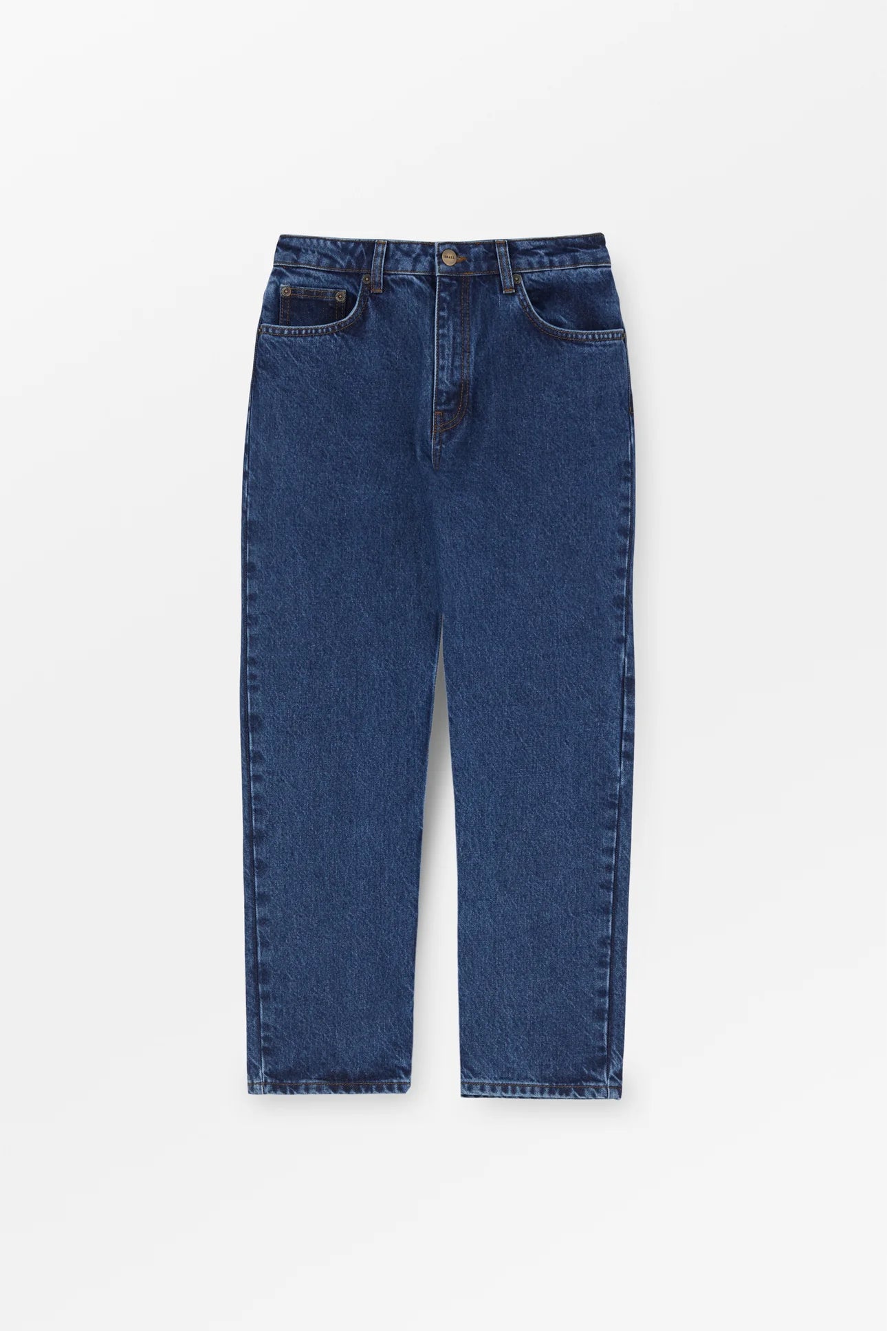 Skall Studio Allison Cropped Jeans Mid Blue