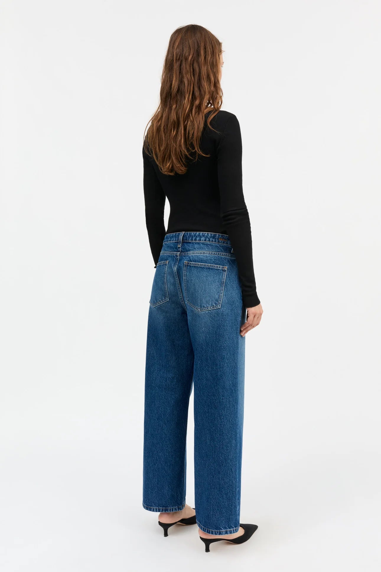 Skall Studio Taylor Cropped | Vintage washed blue