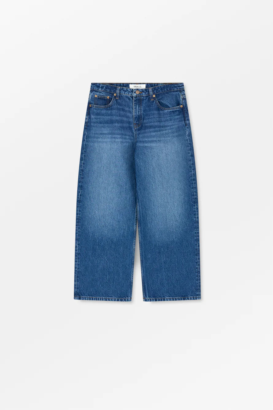 Skall Studio Taylor Cropped | Vintage washed blue