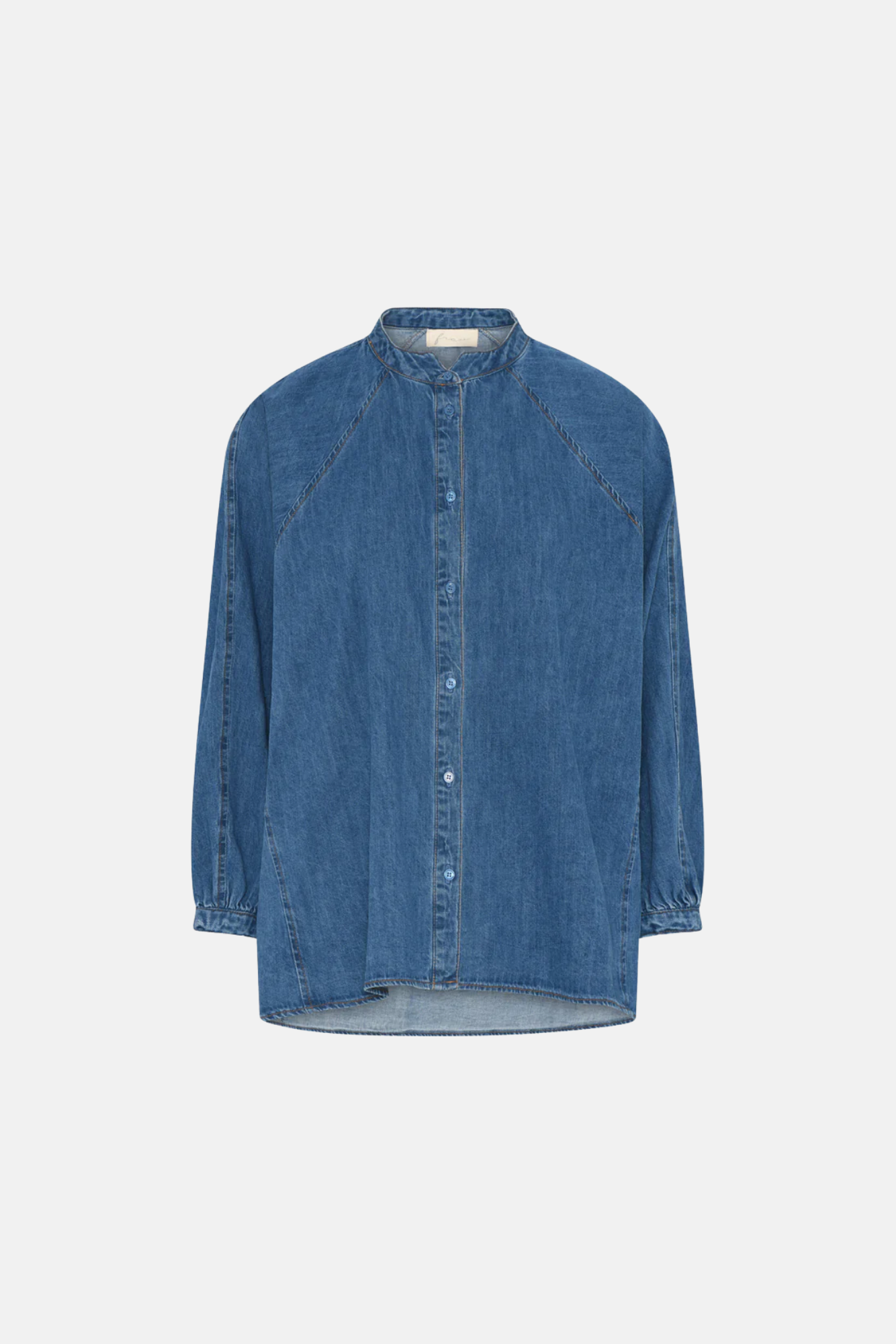 Frau Tokyo Denim Skjorte | Medium Blue Denim