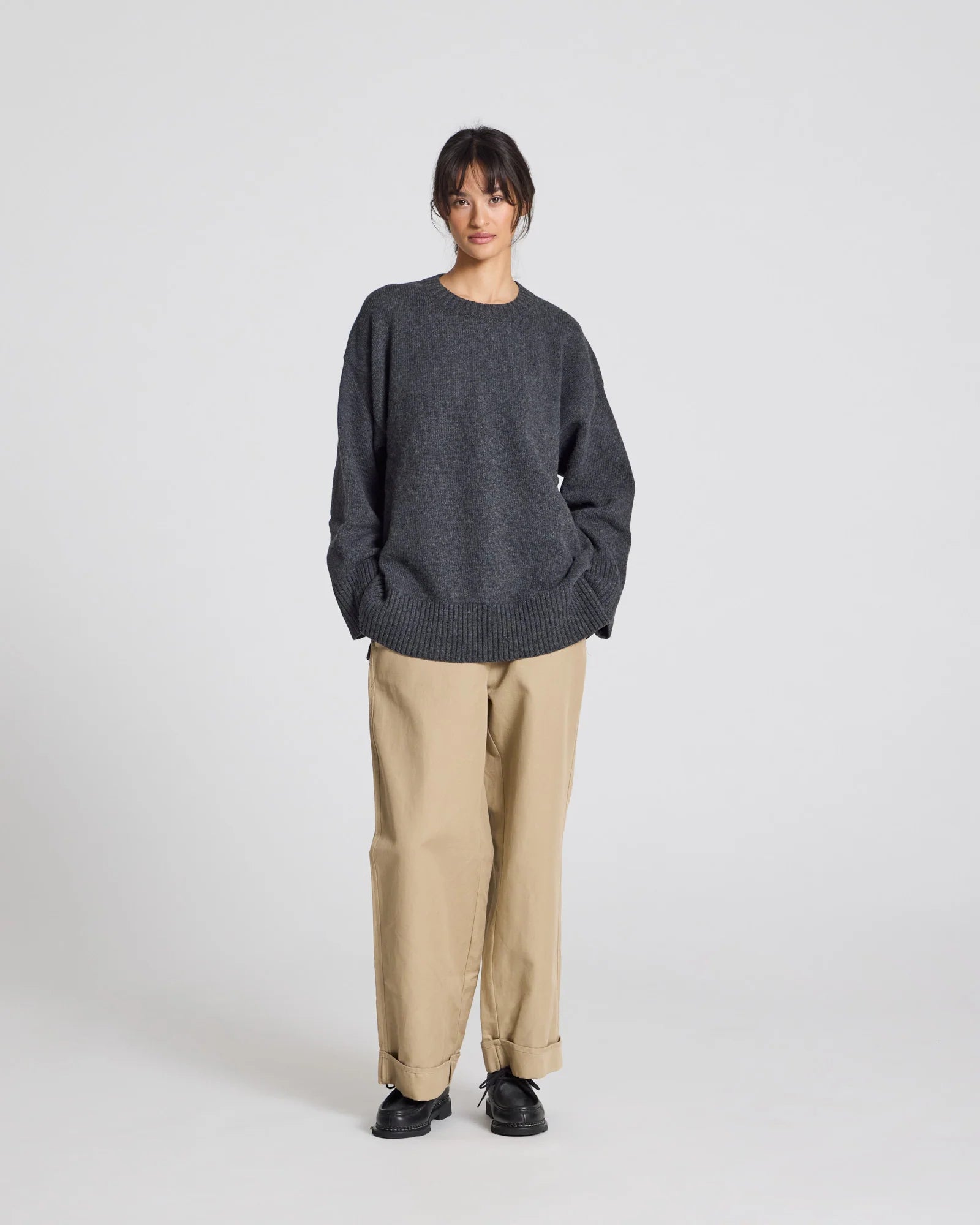 GAI+LISVA Vigga Jumper | Dark Grey Melange