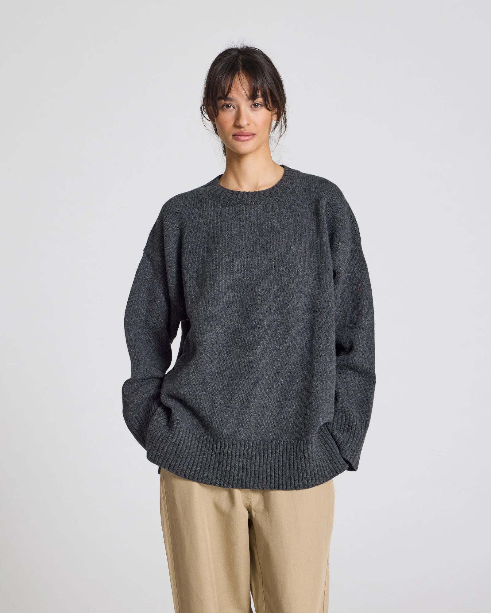 GAI+LISVA Vigga Jumper | Dark Grey Melange