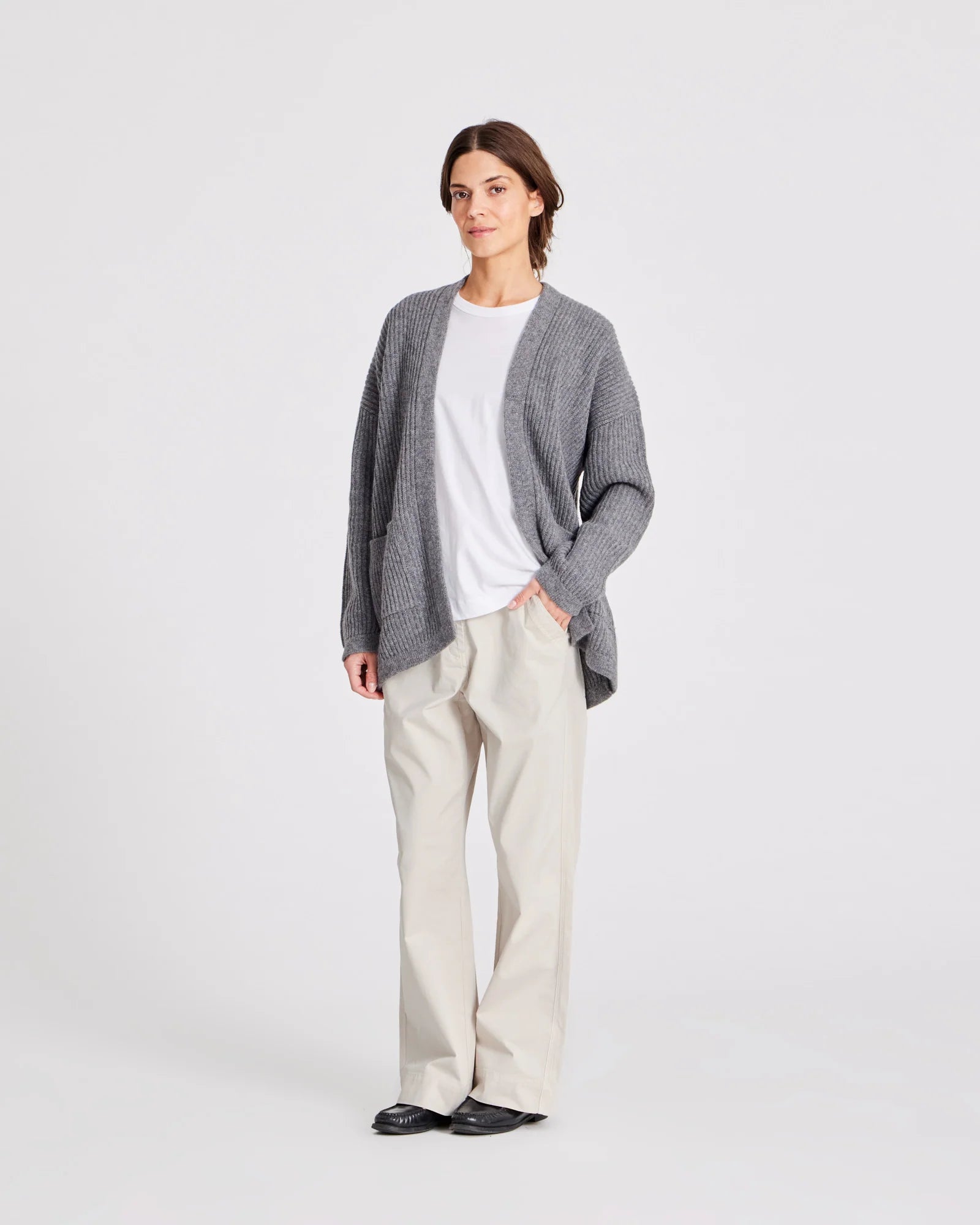 GAI+LISVA Mette Cardigan | Grafitti Grey Melangé