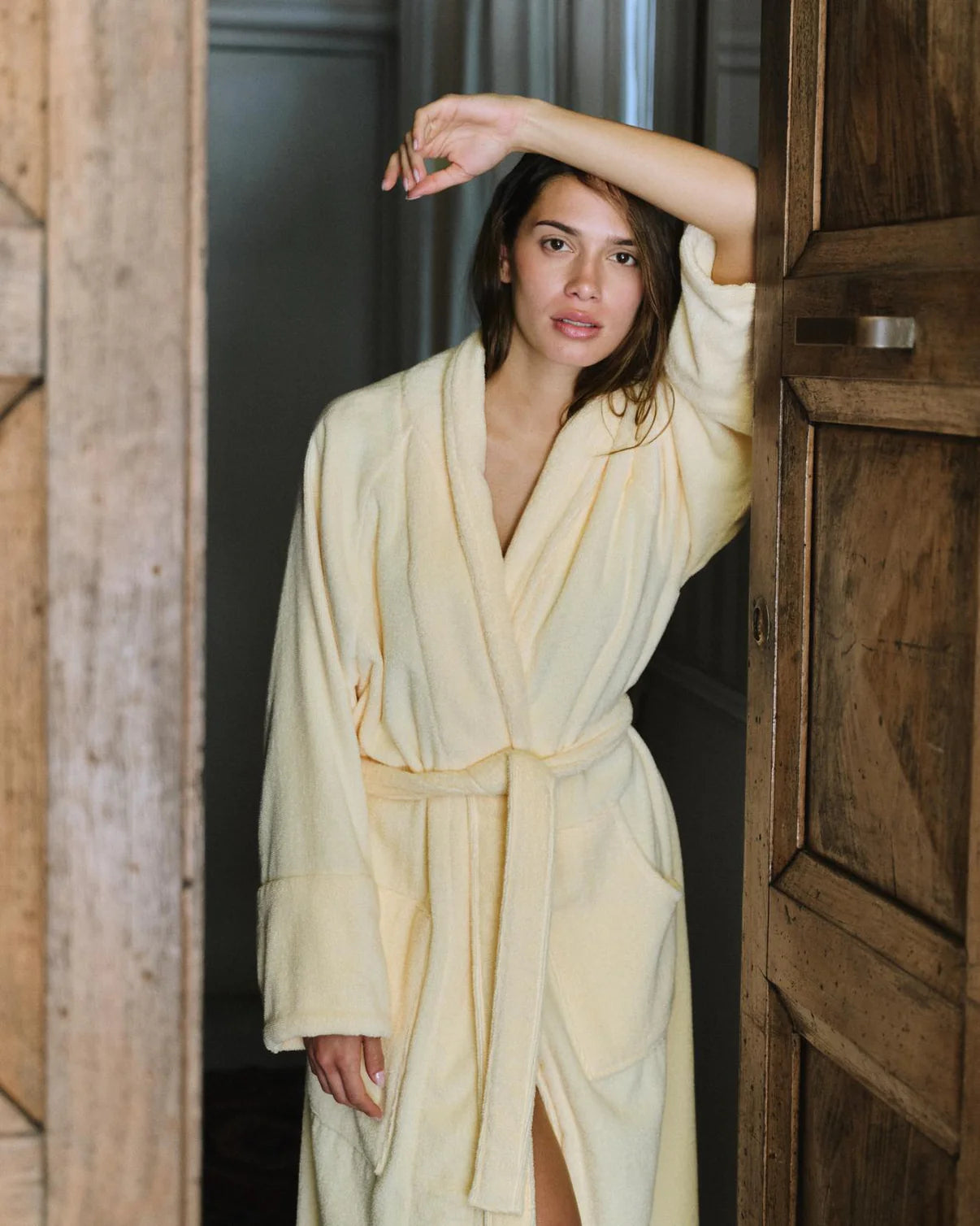 Bongusta Naram Bathrobe | Vanilla