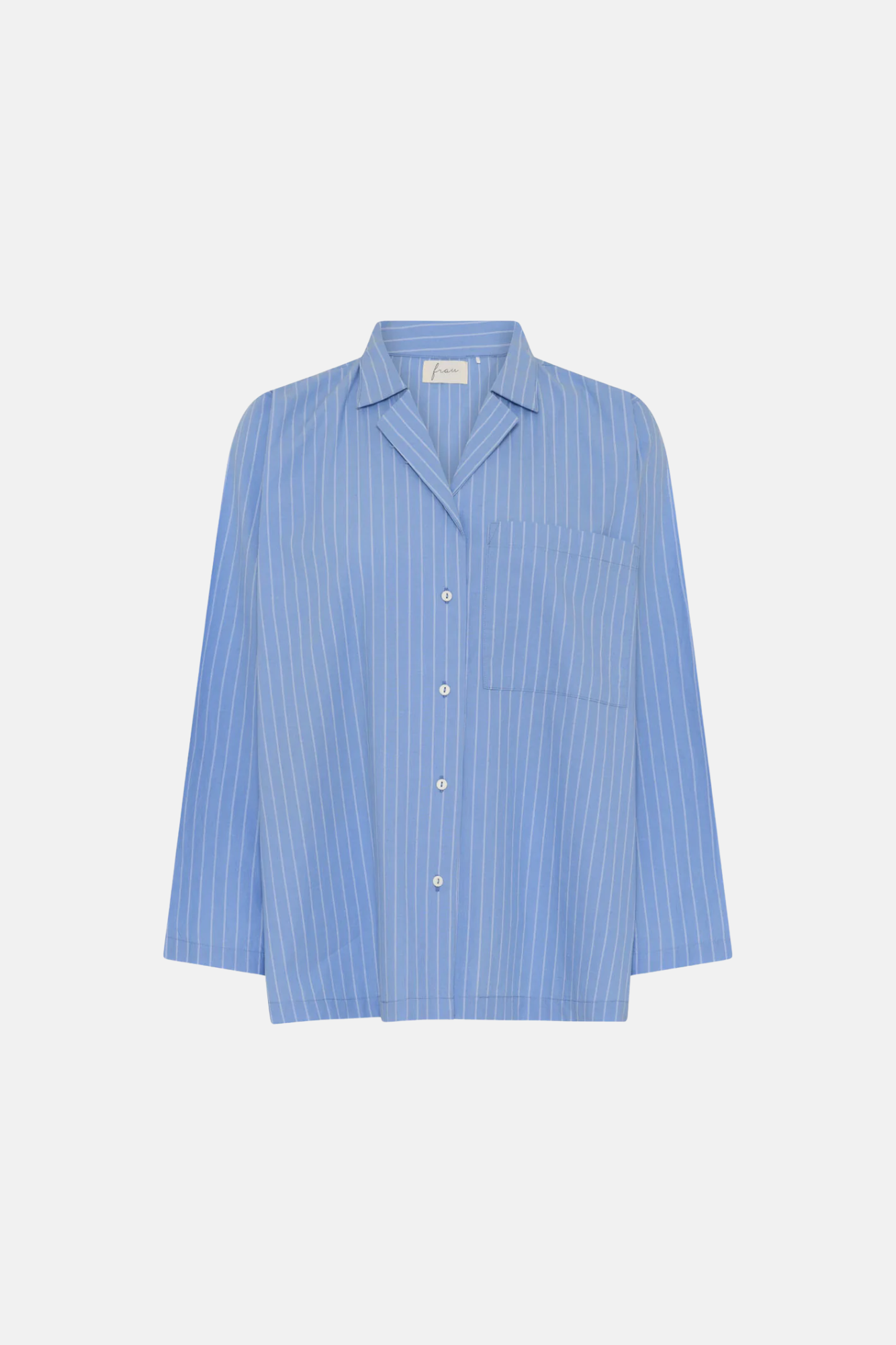 Frau Seattle Skjorte | Hydrangea Stripe