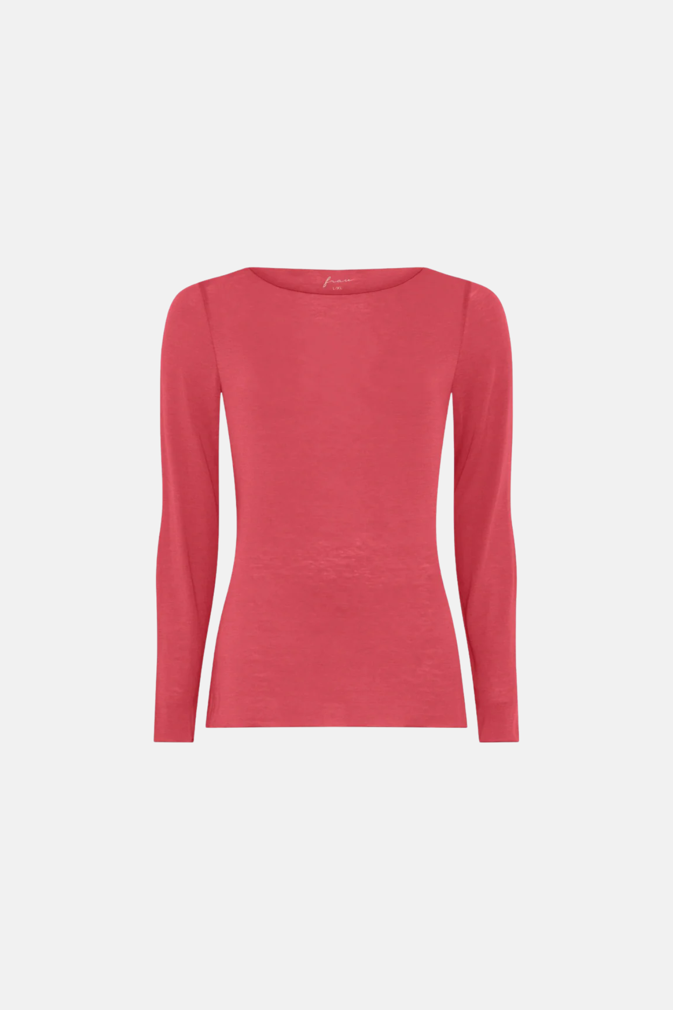 Frau Lima Boatneck Top | Garnet Rose